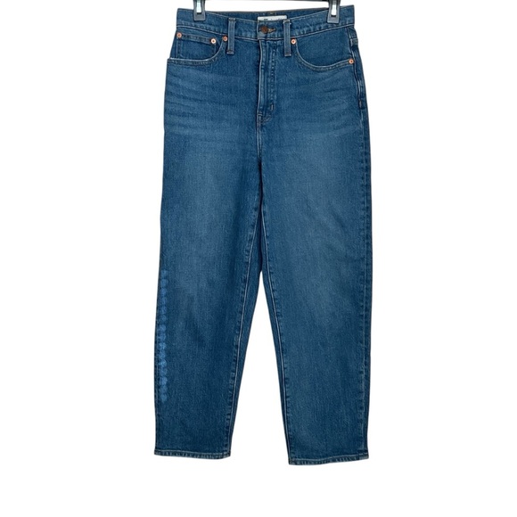 MADEWELL—medium wash denim balloon jeans. Size 26 (2) - Picture 3 of 8